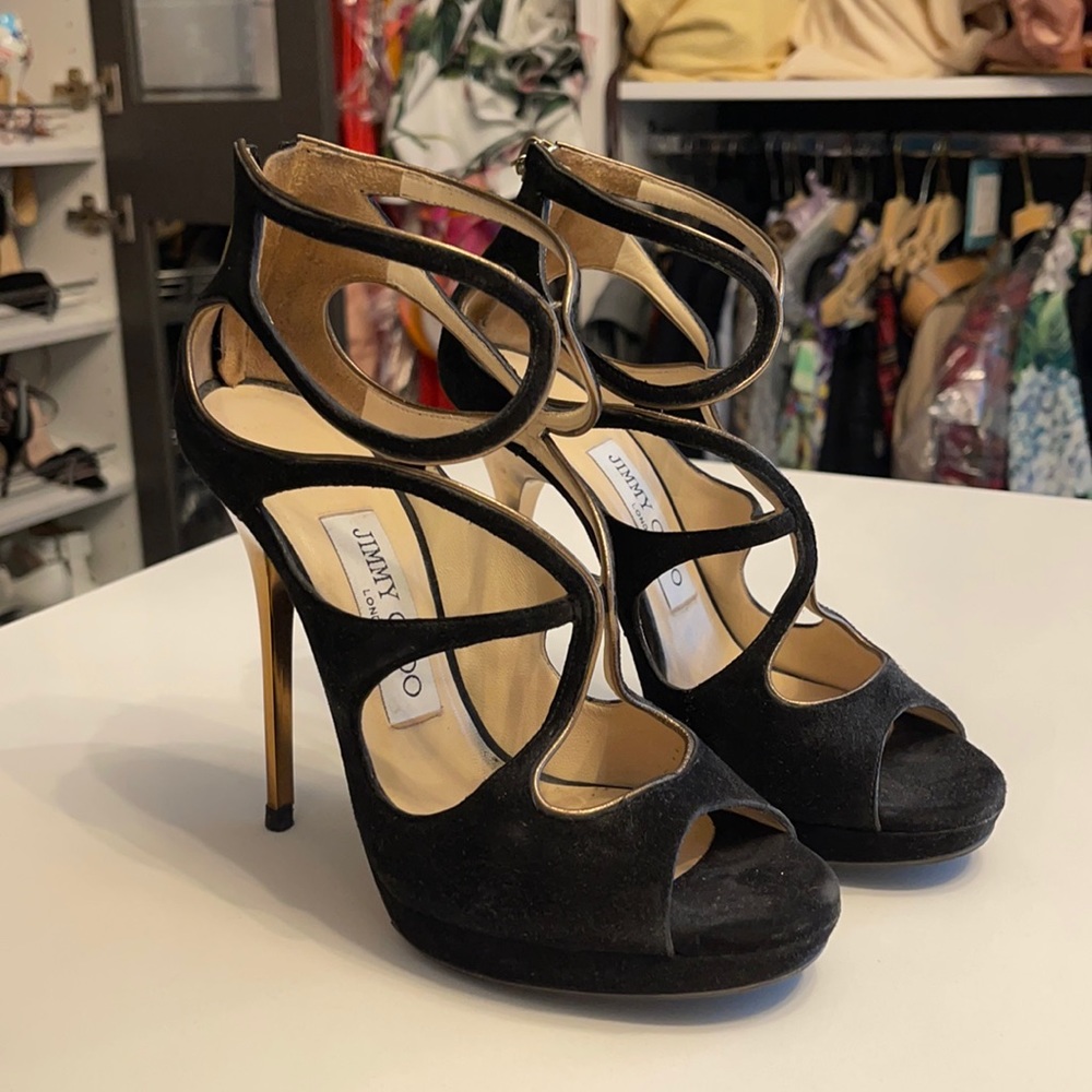 Jimmy Choo shoes.
